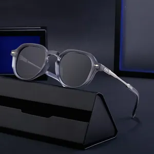Partagas 2024 Retro Vintage Metal Arms Plastic PC Frame Unisex UV400 Shades Sun Glasses Sunglasses for Women Female Men