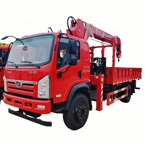 Camión de Carga 4x2 de Fábrica China <span class=keywords><strong>con</strong></span> Grúa Hidráulica Telescópica de 3, 4 y 5 Toneladas, Grúa Móvil Montada en Camión en Venta - Product Image 1