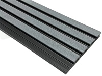 Panneaux muraux décoratifs extérieurs en WPC imitation bois ignifuges faciles à installer