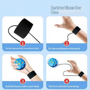 ลูกบอลซิลิโคน TPE ยืดหยุ่นสำหรับข้อมือ ขนาด 6.3 ซม. ของเล่นเด็ก บอลบีบคลายเครียด บอลโยนมือรูปเมฆ กีฬาแบบอินเทอร์แอคทีฟสำหรับพ่อแม่ลูก ขนาด 22 ซม. - Product Image 2