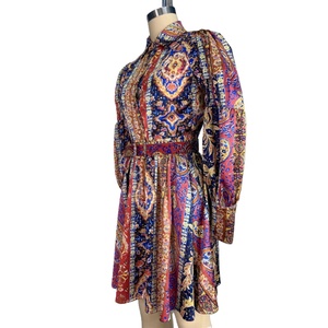 Vestido Largo con Tirantes y Estampado de Puntos, Estilo Vintage, Colorido, Sexy, a la Moda, Hermoso, en Oferta, para el Verano 2024 - Product Image 4