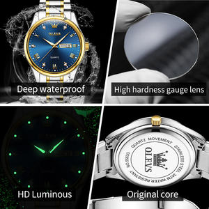 Reloj de Pulsera para Hombre de Lujo, Resistente al Agua, Personalizado, con Correa de Acero Inoxidable, Nuevo Reloj de Cuarzo de Moda, Gran Venta 5563 - Product Image 6