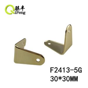 חומרת שולחן קצה ימין זווית משמרות עץ תכשיטי תיבת תמונה מסגרת אביזרי פליז תיבת פינת זהב פינת מגן - Product Image 5