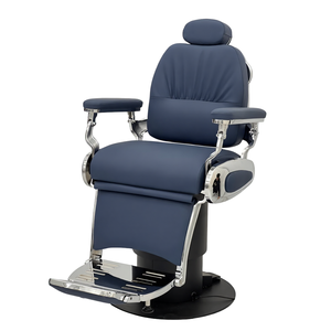 Chaise de barbier Siman moderne en cuir synthétique, inclinable, robuste, hydraulique, durable, rotation à 360 degrés, réglable en hauteur, pour école - Product Image 2