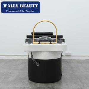 2025 Neues Konzept Wasch einheit Salon Bett Kopf Spa Ausrüstung Salon Therapie Haar wäsche <span class=keywords><strong>Massage</strong></span> Bett - Product Image 3