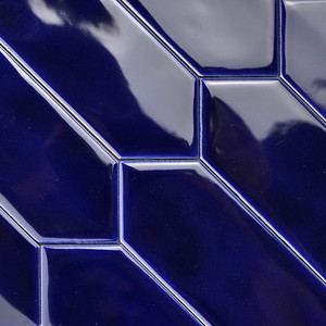 Azulejo Picket Azul Oscuro 5x25 cm Acabado Brillante Bordes Irregulares - Product Image 6