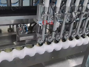 High Speed Automatic Linear Tracking Following Piston Filler Shampoo Bottles Cans Filling Machine High Speed F - Product Image 2
