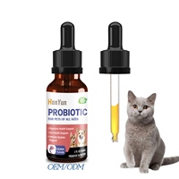 Vente en gros de suppléments liquides probiotiques pour soins aux animaux de compagnie de marque privée, soutien de la santé digestive pour chiens et chats, échantillon gratuit