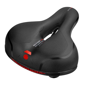 Selle de Vélo Confortable en Mousse à Mémoire de Forme Haute Élasticité, Noire, Amortissante et Étanche - Pièces et Composants de Vélo - Product Image 2