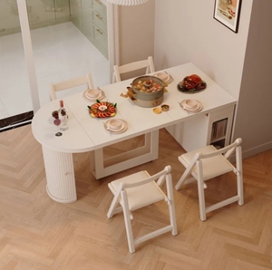 Simple, Modern, Multifunctional Intelligent Dining <b>Table</b> Brings Down the Trend of Cz-54 Home Dining <b>Table</b> and Chairs Cz-54 - Product Image 6