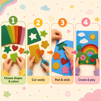 Feuilles de mousse EVA pailletées non toxiques, flexibles, pour loisirs créatifs pour enfants, matériau artistique DIY, forme et taille personnalisées, logo pour projets faits main en maternelle