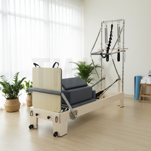 Тренажер для пилатеса TMAX Maple: кардио-фитнес, йога, фитнес-оборудование, полубашня-трапеция, кровать для тренировки кора, пилатес-башня - Product Image 6