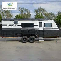 19 21ft caravane hybride rv remorque camping-car douche toilettes combo caravane camping-car remorque tout-terrain 4x4 camping-car caravanes à vendre