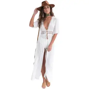 Venta caliente verano sexy mujer playa Bikini cubrir vestido señoras natación cubrir traje de baño