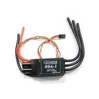 QX-MOTOR 80A ESC 2-12S Lipo BEC 5.5V5A 80A-1 80mm EDF RC 멀티로터 비행기 FPV 레이싱 드론 부품용 32비트 ARM 프로세서