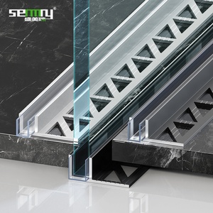 Bande de finition de <span class=keywords><strong>carrelage</strong></span> en forme de F, plinthe, <span class=keywords><strong>seuil</strong></span>, garnitures de <span class=keywords><strong>sol</strong></span> en aluminium, bordures de <span class=keywords><strong>sol</strong></span> en aluminium, seuils décoratifs - Product Image 3