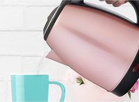 KYYW-004 Bouilloire Électrique Économique 2L en Acier Inoxydable Coloré pour Café et Thé, Chauffe-Eau Rapide pour Voyage