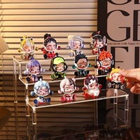 Présentoirs Modernes Personnalisés à 3 Niveaux en Acrylique Transparent pour Vêtements avec Grandes Étagères Pré-assemblés Shenzhen