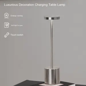 <b>Retro</b> LED Rechargeable <b>Table</b> Lamp �C Modern Bar <b>Dining</b> & Home Decor, for Restaurants Outdoor Stalls - Product Image 3
