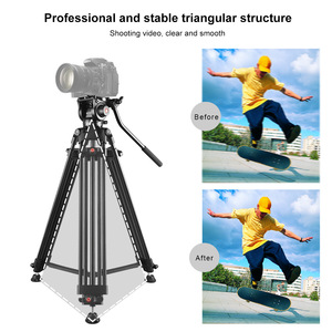 Trípode profesional de aluminio para cámara fotográfica, cardán de mano para cámara de vídeo Digital <span class=keywords><strong>DSLR</strong></span> - Product Image 3