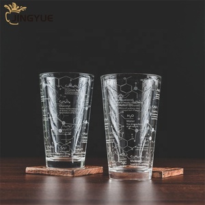 Vasos de Pinta Modernos de 480 ml con Impresión Personalizada al por Mayor, Patrón Personalizado para <span class=keywords><strong>Copas</strong></span> de Vino, Té con Leche, Refresco, Cerveza, Hogar, Oficina, Cocina - Product Image 5