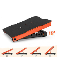 Planche inclinée de sport portable pour les squats d'étirement du mollet Civière de mollet en métal réglable