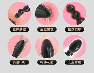 Lazhu Joyful Bar <span class=keywords><strong>Backstage</strong></span> Massager Voor Mannen, Anale Stopper Voor Vrouwen, Volwassen Seksproducten Voor Koppels, Masturbatie - Product Image 3