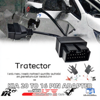 Adaptateur de diagnostic automobile KIA 20 broches vers 16 broches, câble connecteur de scanner OBD 1 pour outil de diagnostic de véhicule