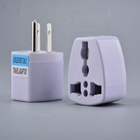 Enchufe de conversión de turismo Adaptador de enchufe estándar de América Convertidor de potencia, Adaptador de enchufe de viaje de EE. UU. A enchufe universal