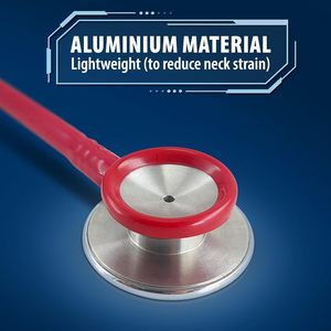 Stéthoscope OTICA à double tête en acier inoxydable - Garantie de 5 ans, dispositif médical de classe I pour les infirmières, les étudiants en soins infirmiers - Product Image 6