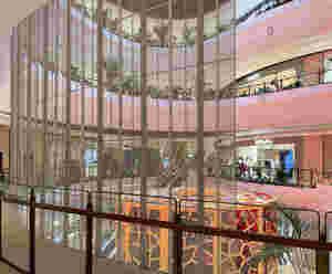 High Definition LED Screen Curtain <b>Wall</b> Transparent TV <b>Display</b> Glass Window P3.91 Full-color P3.9-7.81 Transparent Led Screen P3 - Product Image 4