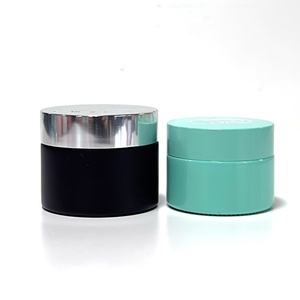 Hot Sale 5g 15g 30g 50g 100g 200g Cosmetic Plastic Lid Glass Jar, 50g Face Cream Red pink White Glass Jar with Red White Lid - Product Image 4