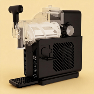 Machine à neige et à crème glacée électrique automatique commerciale et domestique, 180W, 1.8L, prix d'usine, vente chaude - Product Image 2