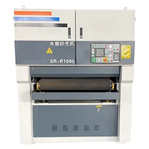 Multifuncional Preço Barato 1000mm Largura Madeira Lixadeira CNC Wide Belt Drum Sander Machine para Portas de Madeira Piso