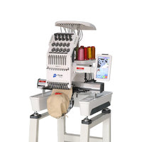 Máquina de Bordar Computarizada de Múltiples Agujas FUJA Smart Stitch para Uso Doméstico, de Una Sola Cabeza, para Bordar Gorras, Camisetas, Logotipos Planos
