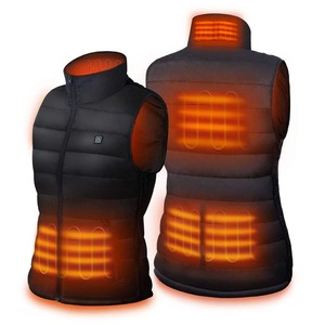 Chaqueta calefactable Chaleco de invierno para motocicleta al aire libre Camping Pesca Esquí Chaleco calefactable eléctrico USB - Product Image 1