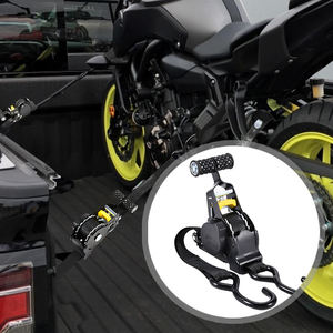 Sangles d'arrimage à cliquet auto-rétractables pour <span class=keywords><strong>voiture</strong></span>, moto, camping-car, bagages de voyage avec poignée en T - Product Image 5