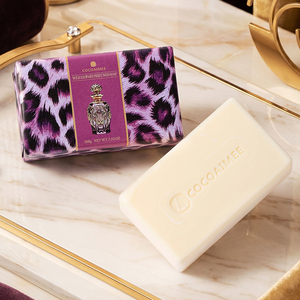 Luxury Leopard Print Solid Fragrance Scented Handmade Body <b>Soap</b> Long Lasting Soft Smooth Gift Packaging - Product Image 6