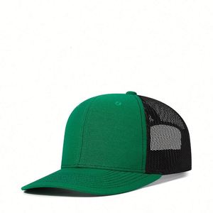 Casquette de baseball personnalisable avec patch en cuir brodé, visière incurvée, 6 panneaux, style snapback ou trucker - Product Image 4