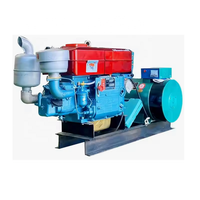 Générateur diesel à châssis ouvert 220 kW 275 kVA, moteur QSL8.9 G34, 6 cylindres, refroidissement par eau, triphasé