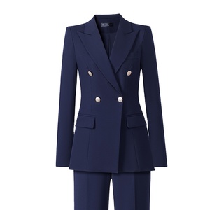 Nx207 Abito Professionale da <span class=keywords><strong>Donna</strong></span> Slim-fit con Scollo a V Manica Lunga in Spandex/Poliestere per Manager di Hotel e Gioiellerie - Product Image 3