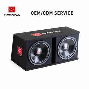 Enceintes de voiture HYANKA SKP-D12M, double subwoofer 12 pouces, 1200W de puissance de crête, 400W RMS, amplificateur mono, usine OEM chinoise, mise à niveau audio automobile - Product Image 2