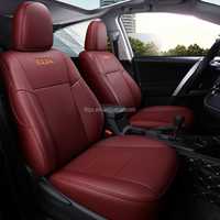 Housses de siège de voiture personnalisées pour Toyota RAV4 2013-2018 Ensemble complet d'accessoires de voiture en cuir de luxe Protecteur de siège de voiture étanche