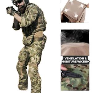 Unisex Camo Combat Training T <b>Shirt</b> Breathable CP G2 Tactical Uniform Suit in Spandex Material - Product Image 3