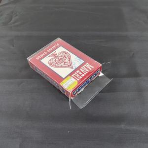 Benutzer definierte klare <span class=keywords><strong>PET</strong></span>-Kunststoff <span class=keywords><strong>box</strong></span> für Spielkarte Günstige Spielkarte Kunststoff <span class=keywords><strong>PET</strong></span>-<span class=keywords><strong>Box</strong></span> Großhandel - Product Image 5