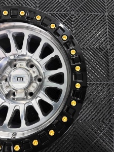 Jantes Forgex 4x4 17 18 pouces en aluminium T6061 poli, à déport profond, noires et argentées, Beadlock, forgées sur mesure pour Jeep Ford tout-terrain - Product Image 5