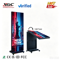 Pantalla LED para Publicidad en Tiendas, Póster LED de Pie para Interiores, Pantalla LED a Todo Color para Tiendas, P1.86 P2 P2.5
