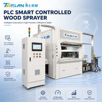 Machine de revêtement par pulvérisation CNC à détection automatique de forme pour panneaux irréguliers et fabrication de portes sur mesure