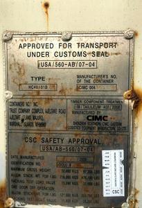 ตู้คอนเทนเนอร์มือสองขนาด 40hq 20 ฟุต 40 ฟุต อัตราค่าขนส่งตู้คอนเทนเนอร์ ค่าขนส่งสินค้าตู้คอนเทนเนอร์ 40hq ตู้คอนเทนเนอร์ส่งออก 40hq - Product Image 4