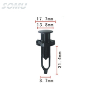 Clips de pare-chocs arrière universel, accessoires pour voiture, pour Toyota, bmw 52161 — 20010